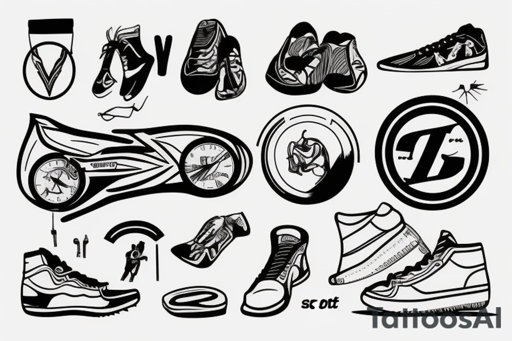 Track and Field tattoo idea