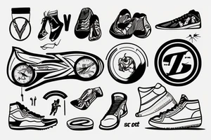Track and Field tattoo idea