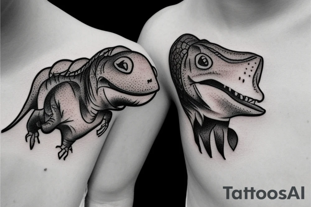 small dinosaur tattoo idea