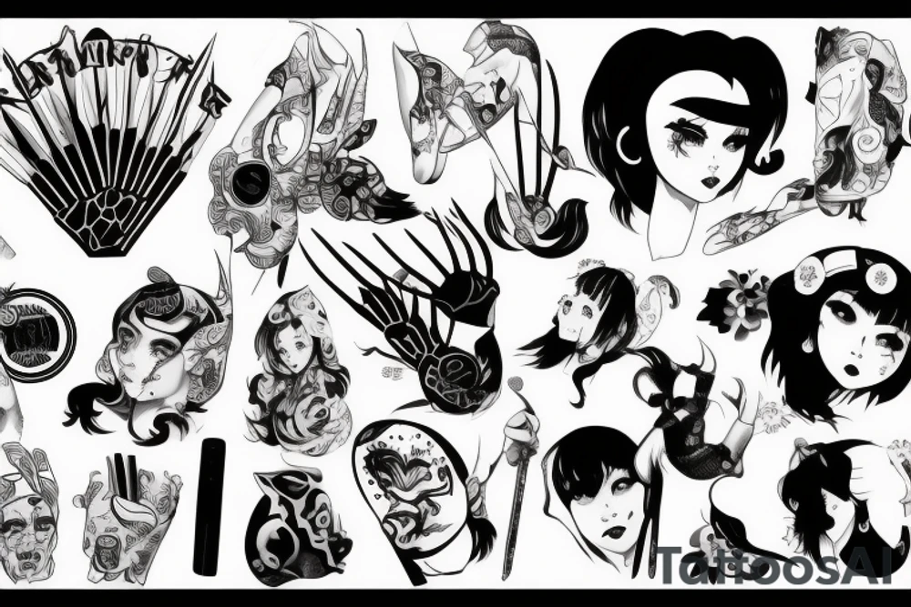 Sometimes i swear i have three lives balanced on my head like steaknives tattoo idea