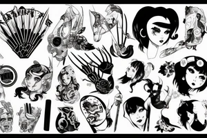 Sometimes i swear i have three lives balanced on my head like steaknives tattoo idea