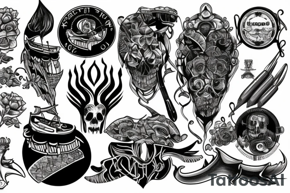 Harpoon tattoo idea