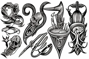 Harpoon tattoo idea