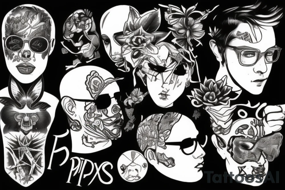 Pixies  Dustin Bailard inspiration tattoo idea