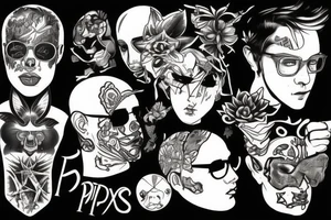 Pixies  Dustin Bailard inspiration tattoo idea