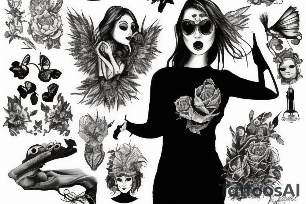 Pixies  Dustin Bailard inspiration tattoo idea
