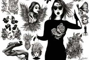 Pixies  Dustin Bailard inspiration tattoo idea