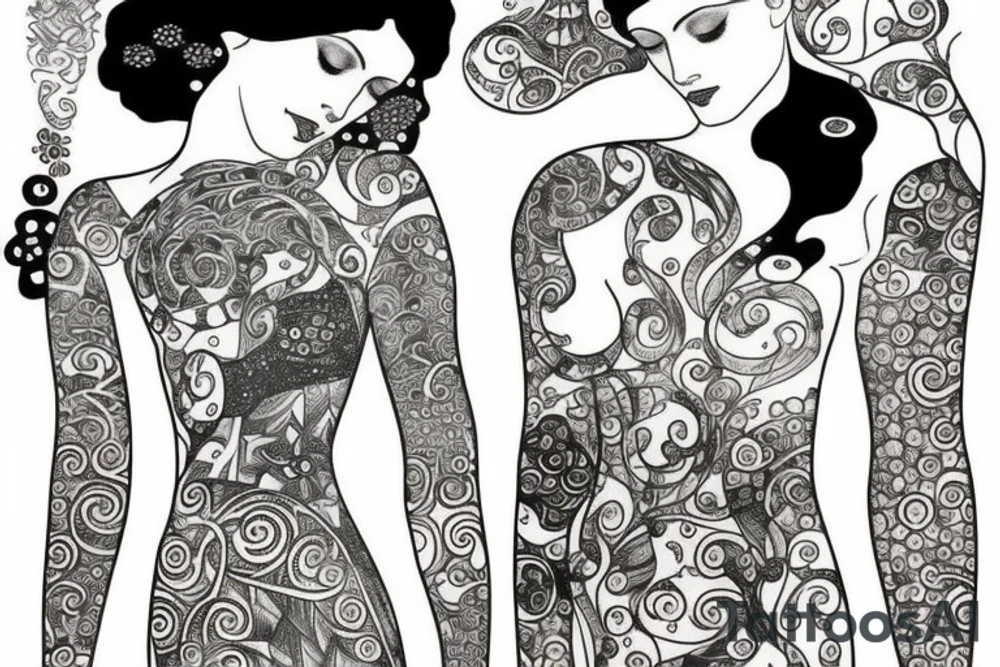 Gustav klimt tattoo idea