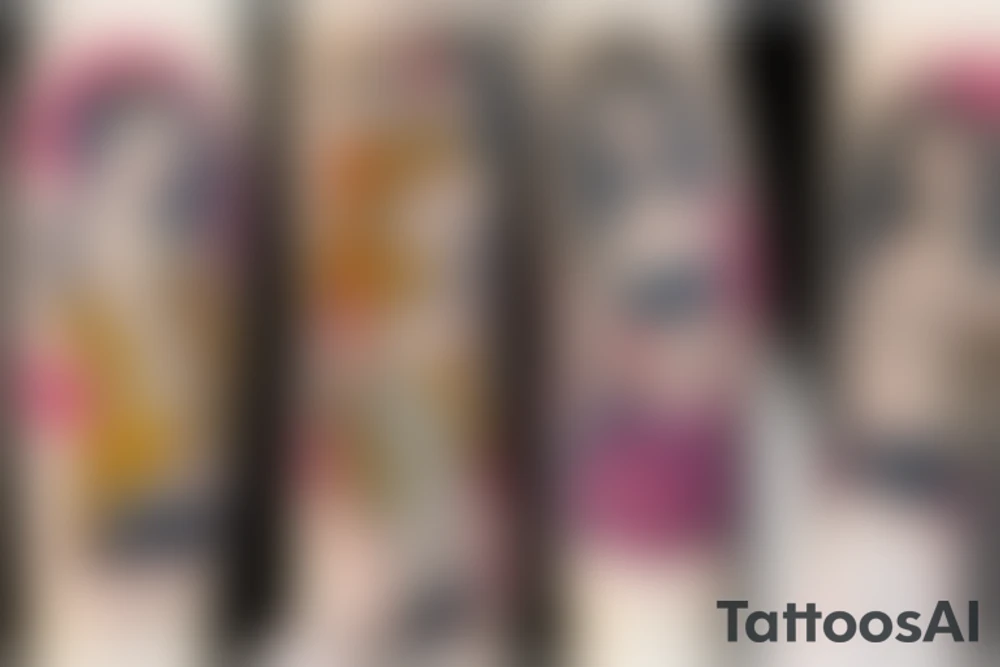 Couple in love tattoo idea