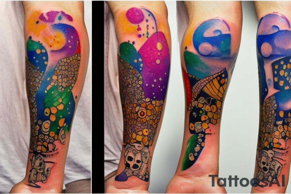 Australia watercolour tattoo idea