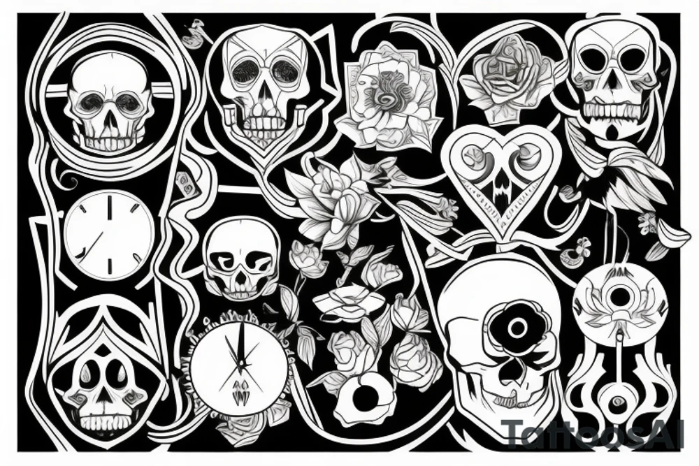 memento mori tattoo idea