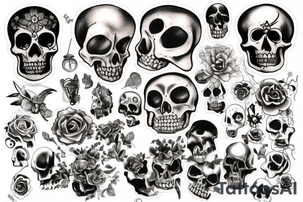 memento mori tattoo idea
