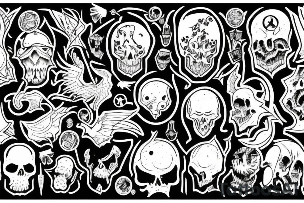 My demons overthink tattoo idea