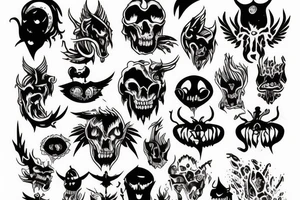 My demons overthink tattoo idea
