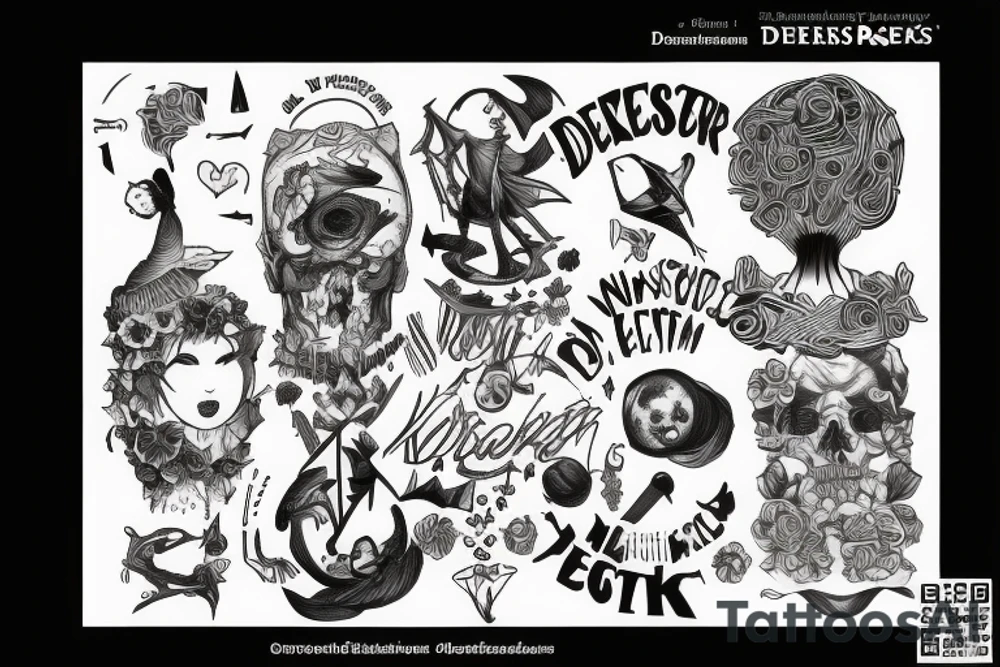 overthinkers depression tattoo idea