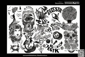 overthinkers depression tattoo idea