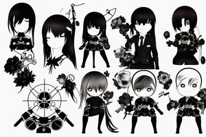Emil NieR Automata tattoo idea