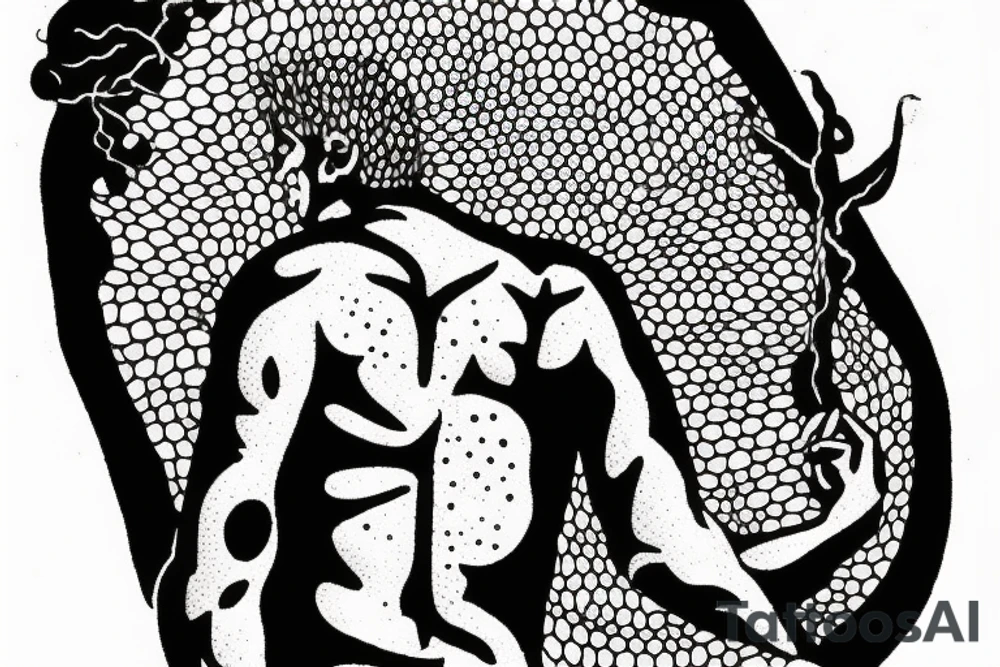 sisyphus holding life tattoo idea