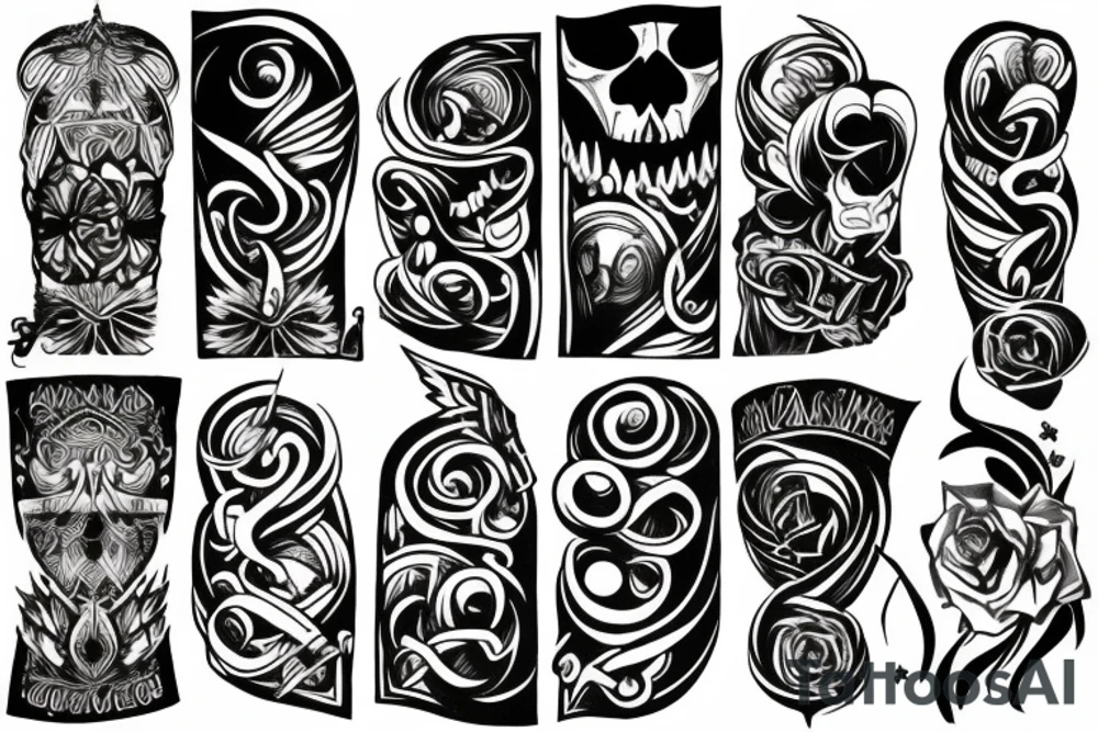 Sleeve tattoo tattoo idea