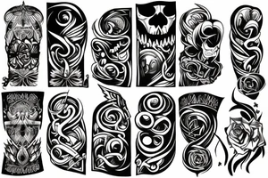 Sleeve tattoo tattoo idea