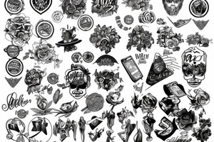 money tattoo idea