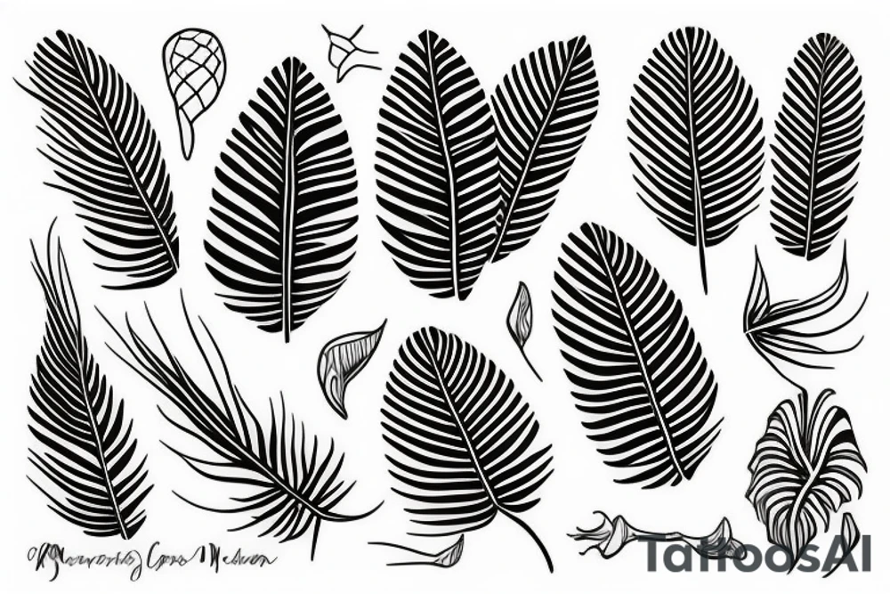 monstera deliciosa tattoo idea