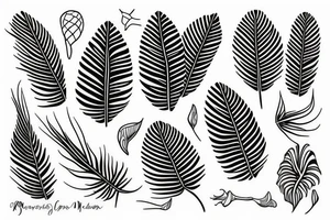 monstera deliciosa tattoo idea