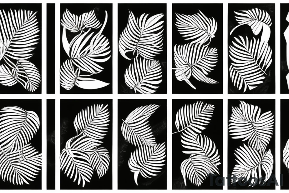 monstera deliciosa tattoo idea