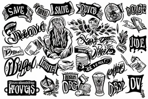 Addict saved from drugs by the love of Jesus Christ tattoo idea