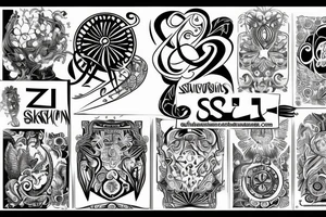 Text "7SI" tattoo idea