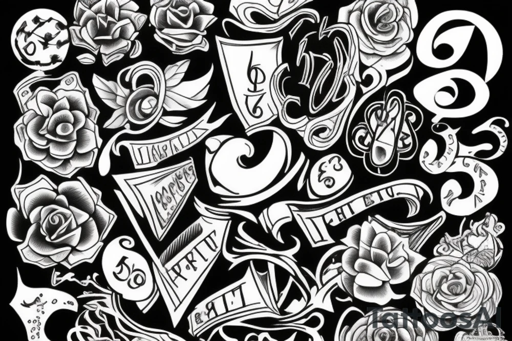number 7 tattoo idea