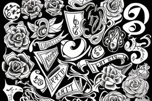 number 7 tattoo idea