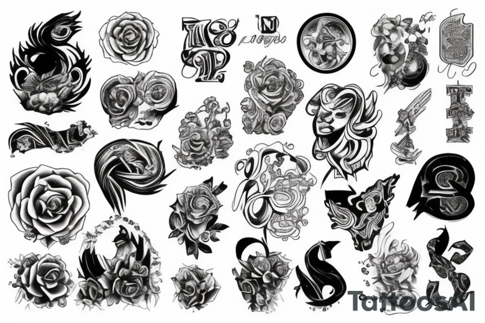 number 7 tattoo idea
