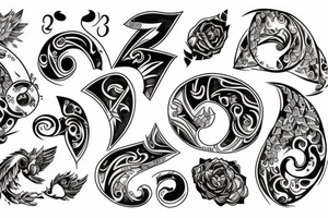 number 7 tattoo idea