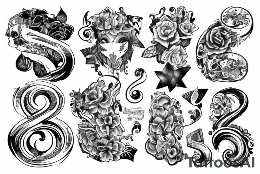 number 7 tattoo idea