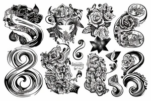 number 7 tattoo idea