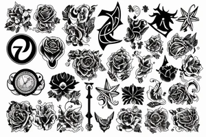 number 7 tattoo idea