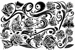 Lettering tattoo style, 7S tattoo idea