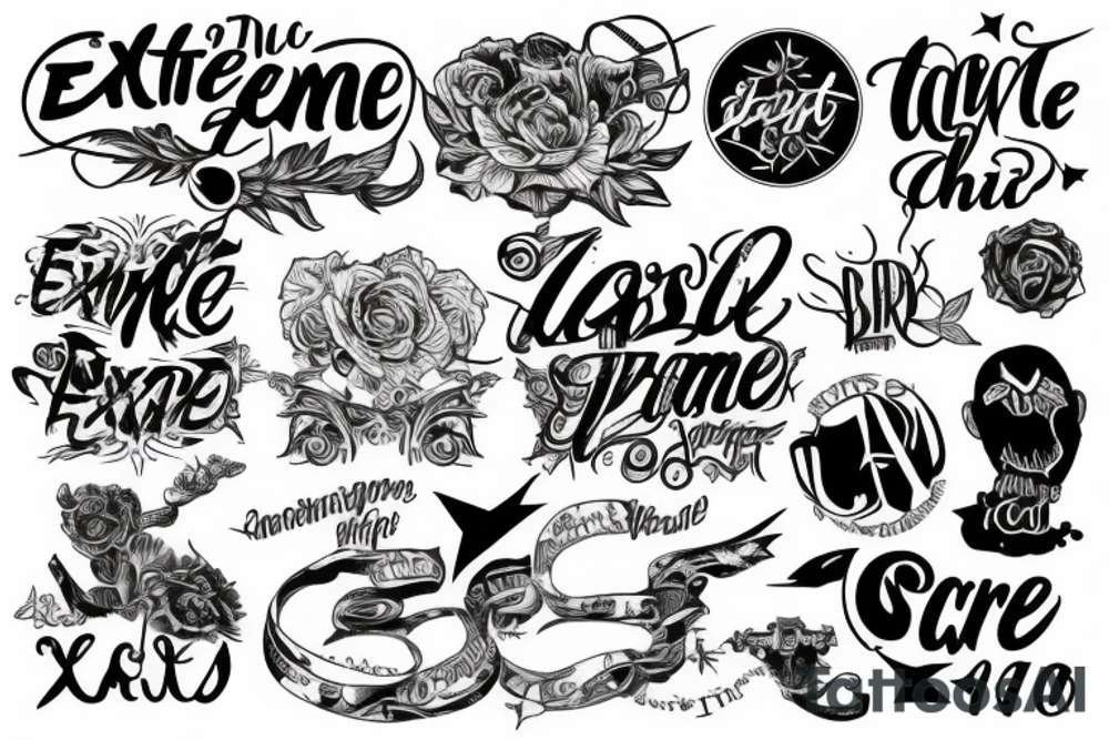 extreme or cannot do tattoo idea