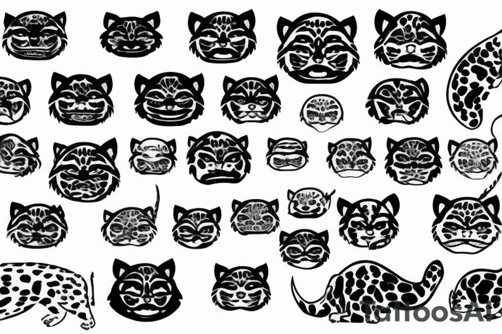 jaguar emoji tattoo idea