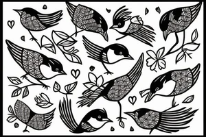 chickadee tattoo idea