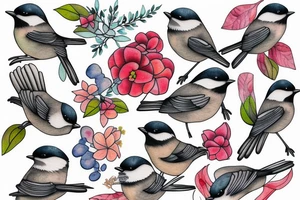 chickadee tattoo idea