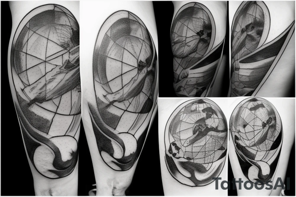 Atlas,holding planet tattoo idea