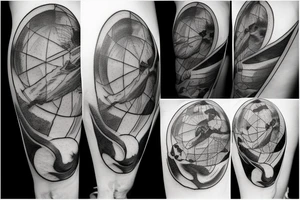 Atlas,holding planet tattoo idea