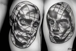 Atlas slave,holding planet tattoo idea