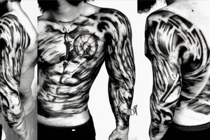 Atlas slave,holding planet tattoo idea