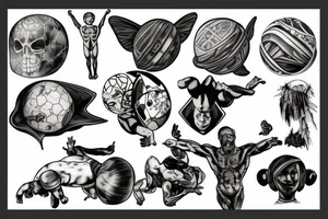 Atlas slave,holding planet tattoo idea