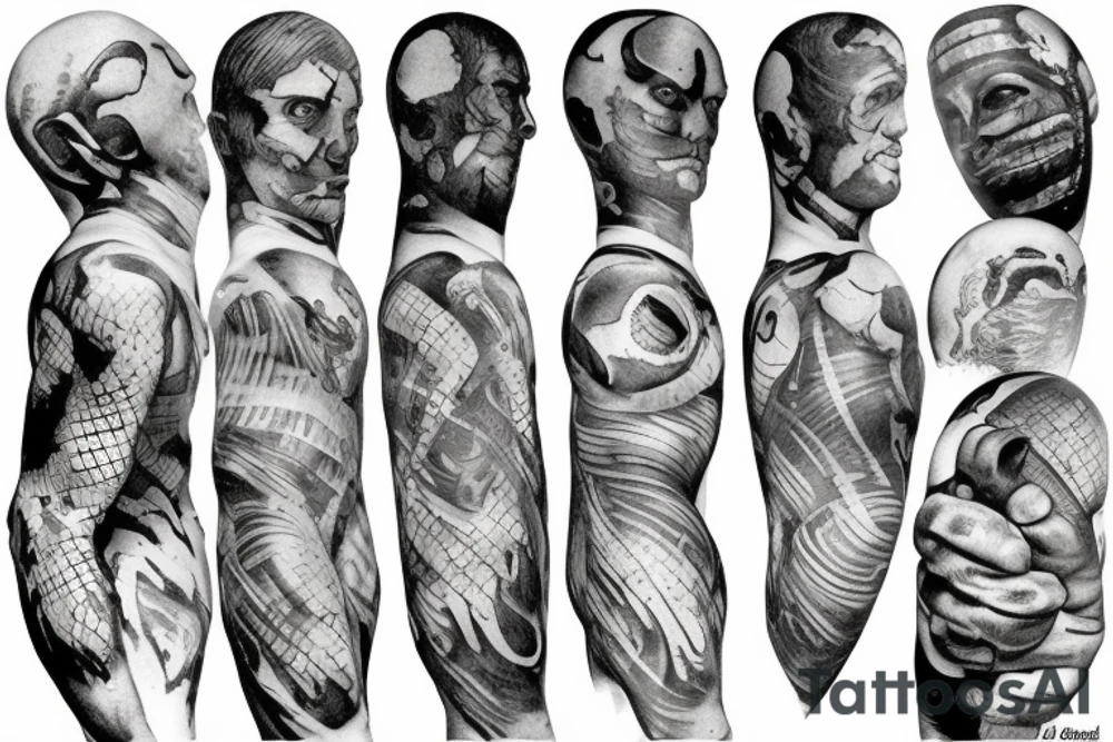 Atlas slave,holding planet tattoo idea