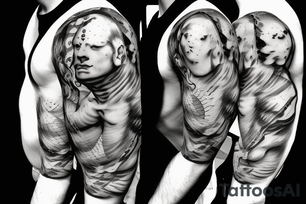 Atlas slave,holding planet tattoo idea