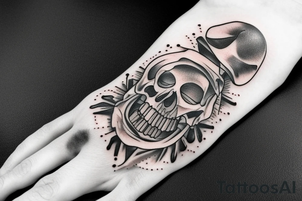 memento mori, hands tattoo idea